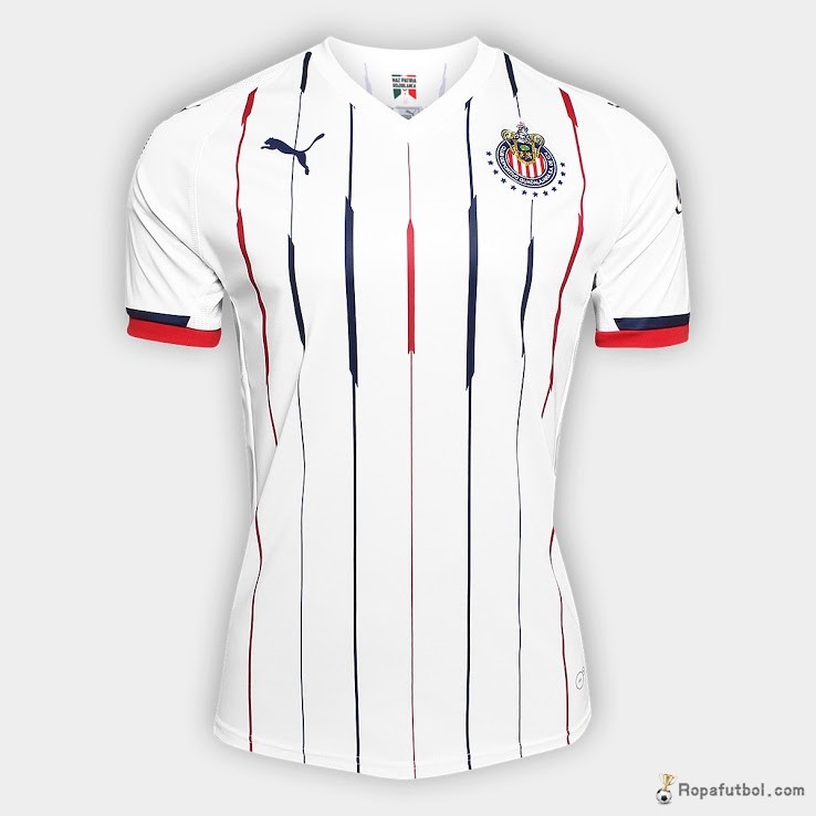 Camiseta CD Guadalajara Replica Segunda Ropa 2018/19 Blanco